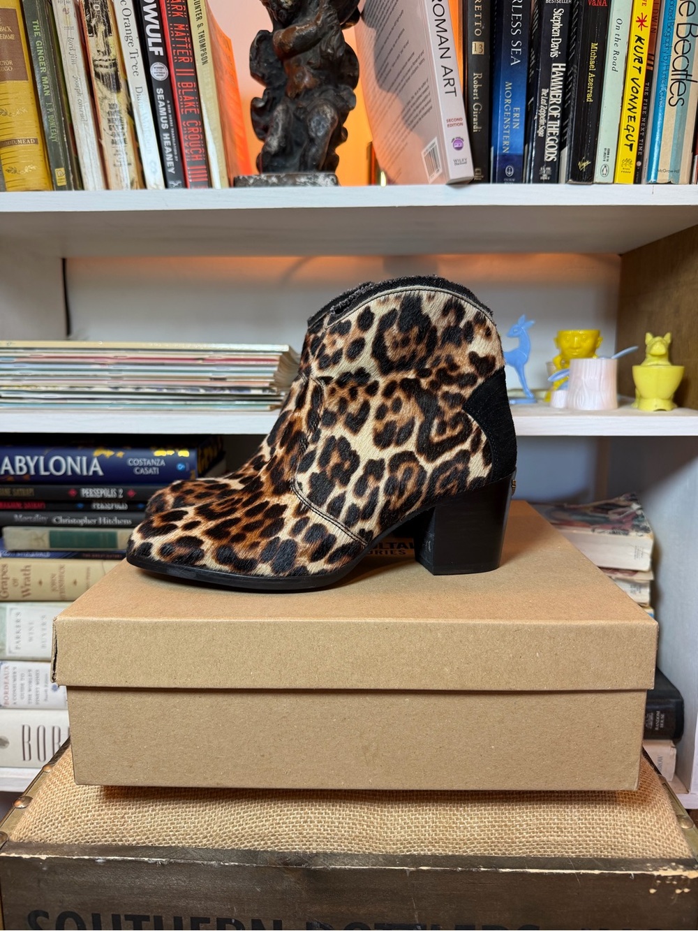 Zadig and Voltaire Molly Leopard Boots with Box